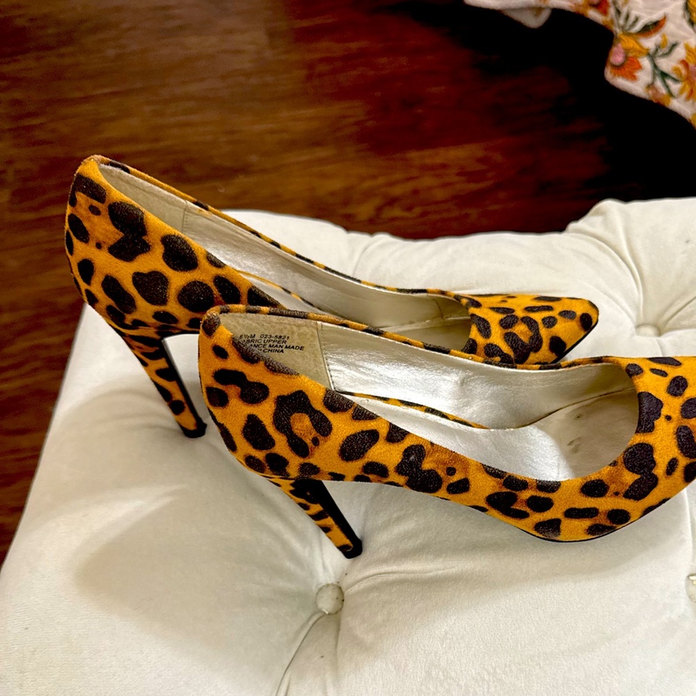 a.n.a Animal Print Women's Heels